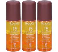 Rougj Solare Bifasico SPF15 con attivatore di melanina 3x100 ml