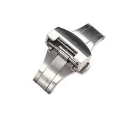 ROUHO 20 mm orologio Chiusura orologio Chiusura pieghevole a doppia pressione orologio Accessori cintura fibbia per PA-NE-RAI-Argento