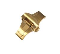 ROUHO 20 mm orologio Chiusura orologio Chiusura pieghevole a doppia pressione orologio Accessori cintura fibbia per PA-NE-RAI-Oro