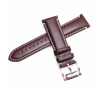 ROUHO 22 mm Pelle Orologio Cinturino Orologio Cinturino Sgancio Rapido Ad Ardiglione Orologi Fibbia Accessori per Fossil FTW1114-Caffè