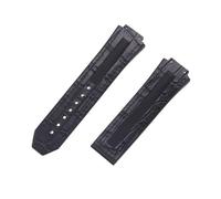 ROUHO 25 x 17 mm Pelle Orologio Cinturino Ricambio Orologi Accessori Regolabile Cinturino-Nero