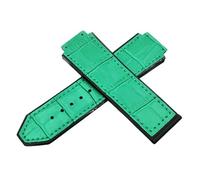 ROUHO 25 x 19 mm Cinturino orologio in vera pelle Accessori orologio Cinturino da polso per HUB-LOT B-I-G B-A-N-G Fu-sion Series-Verde