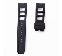 ROUHO 26 mm Nero Cinturino Orologi Accessori Sportivi Silicone Resistente Al Sudore Cinturino per INVICTA