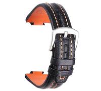 ROUHO 27mm Cinturino Orologio In Vera Pelle Cinturino Cinturino Orologio Cinturino Fibbia Ad Ardiglione per Se-iko SNL029P2 SNL021P1 SNA595P2 SNL017P1