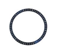 ROUHO 28,5 X 24,5 Mm Quadrante Dell'Orologio Lunetta Dell'Orologio Ceremic Lunetta Della Scala Lunetta Per Movimento Nh70 - Blu