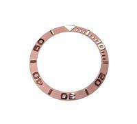 ROUHO 38 mm Ceramica Orologio Lunetta Orologio Sostituzione Orologio Riparazione Accessori Parti per Rolex Yacht-Master-Oro Rosa