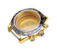 ROUHO 39,5mm Cassa Orologio Kit, Adatto per Movimento Quarzo VK63 32,5mm Quadrante, Inserto Lunetta Acciaio Inox Orologio Modifica Parti per Rolex Cosmograph Daytona-N 4