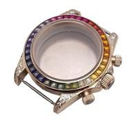 ROUHO 39,5mm Orologio Mod Cassa Adatto per Movimento Quarzo VK63, Corona A Vite Orologio Modifica Parti per Tissot PRX-I