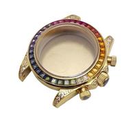 ROUHO 39,5mm Orologio Mod Cassa Adatto per Movimento Quarzo VK63, Corona A Vite Orologio Modifica Parti per Tissot PRX-H