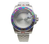 ROUHO 40mm Acciaio Inox Cassa Orologio & Bracciale Kit, Adatto per Movimento 8215 DG2813 8200, Data Lente Subacqueo Orologio Modifica Set per Rolex Submariner-C 4