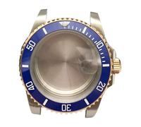 ROUHO 40mm Kit Cassa Orologio, per Movimento Miyota 8215 8200, Inserto Lunetta 28,5 Quadrante Cassa Orologio per Rolex Submariner-O 10