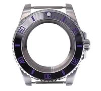 ROUHO 40mm Sostituzione Orologio Mod Cassa, Adatto per Movimento Miyota 8215 20mm Ansa Larghezza Orologio Modifica Set con 120 Click Girevole Lunetta per Rolex Submariner-E