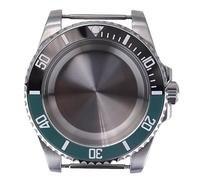ROUHO 40mm Sostituzione Orologio Mod Cassa, Adatto per Movimento Miyota 8215 20mm Ansa Larghezza Orologio Modifica Set con 120 Click Girevole Lunetta per Rolex Submariner-L