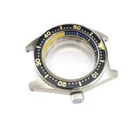 ROUHO 40mm Vintage Cassa Orologio, Adatto per Movimento Automatico NH35 NH36 28,5mm Quadrante, Acciaio Inox Retrò Subacqueo Orologio Modifica Kit per Seiko Prospex 62MAS Re-creation-# 5