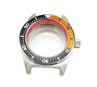 ROUHO 40mm Vintage Cassa Orologio, Adatto per Movimento Automatico NH35 NH36 28,5mm Quadrante, Acciaio Inox Retrò Subacqueo Orologio Modifica Kit per Seiko Prospex 62MAS Re-creation-# 1