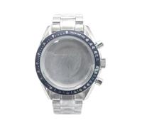 ROUHO 40mm Vintage Orologio Modifica Kit Adatto per Movimento Quarzo VK63 32,5mm Quadrante, Acrilico Lente Acciaio Inox Orologio Modding Cassa per Omega Speedmaster-B 10