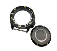 ROUHO 42mm Orologio Modifica Kit Adatto per Giapponese Calibro NH35 NH36 3.8 Corona Posizione, Nero Anello Capitolo Cassa Orologio con Inserto Lunetta per Seiko SKX007-B