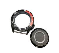 ROUHO 42mm Orologio Modifica Kit Adatto per Giapponese Calibro NH35 NH36 3.8 Corona Posizione, Nero Anello Capitolo Cassa Orologio con Inserto Lunetta per Seiko SKX007-I