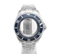 ROUHO 42mm Sostituzione Subacqueo Orologio Mod Cassa + Bracciale Kit Adatto per Movimento NH35 4R36 3.8 Corona Anello Capitolo, Orologio Modifica Inserto Lunetta per Seiko SKX007