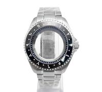 ROUHO 42mm Sostituzione Subacqueo Orologio Mod Cassa + Bracciale Kit Adatto per Movimento NH35 4R36 3.8 Corona Anello Capitolo, Orologio Modifica Inserto Lunetta per Seiko SKX007-B