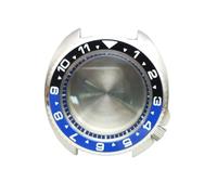 ROUHO 43,5mm Cuscino Orologio Modifica Kit con Blu Anello Capitolo, Adatto per Movimento NH35 NH36 Ceramica Lunetta, Acciaio Inox Retrò Cassa Orologio per Seiko Prospex Turtle-D 2