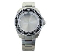 ROUHO 43,5mm Orologio Modding Cassa + Bracciale con Ceramica Inserto Lunetta, Adatto per Movimento NH35 NH36 4R36 28,5mm Quadrante, Acciaio Inox Orologio Modifica Kit per Seiko Prospex Samurai-B