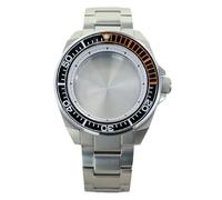 ROUHO 43,5mm Orologio Modding Cassa + Bracciale con Ceramica Inserto Lunetta, Adatto per Movimento NH35 NH36 4R36 28,5mm Quadrante, Acciaio Inox Orologio Modifica Kit per Seiko Prospex Samurai-C