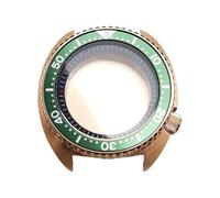 ROUHO 45mm Cuscino Forma Automatico Subacqueo Cassa Orologio, Adatto per Movimento NH35 NH36, Vetro Zaffiro Retrò Sostituzione Orologio Modifica Kit per Seiko Prospex Turtle-C 4