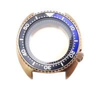 ROUHO 45mm Cuscino Forma Automatico Subacqueo Cassa Orologio, Adatto per Movimento NH35 NH36, Vetro Zaffiro Retrò Sostituzione Orologio Modifica Kit per Seiko Prospex Turtle-C 1