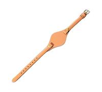 ROUHO 8mm Vera Pelle Bovina Cinturino Orologio Donna Porta Orologio Braccialetto Fibbia ad Ardiglione per Fossil ES2830 ES3565-Marrone Chiaro + Oro Fibbia
