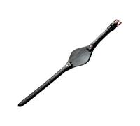 ROUHO 8mm Vera Pelle Bovina Cinturino Orologio Donna Porta Orologio Braccialetto Fibbia ad Ardiglione per Fossil ES2830 ES3565-Nero + Oro Rosa Fibbia