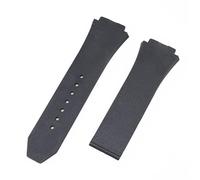 ROUHO Accessori per orologi da polso di ricambio in silicone nero da 20 mm Cinturino per orologio impermeabile per HUB-LOT B-I-G B-A-N-G Fu-sion Series