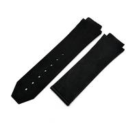 ROUHO Accessori per orologi di ricambio per cinturini impermeabili in silicone Cinturino per orologio in gomma per HUB-LOT B-I-G B-A-N-G Classic Fu-sion Series-Nero #2: 26 x 19 x 22mm