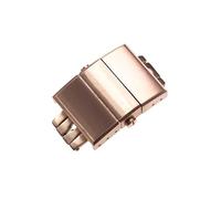 ROUHO Accessori per orologi in acciaio inossidabile con fibbia di ricambio da 20 mm Chiusura di distribuzione per Ul-yss-e Na-rdi-n-Oro Rosa