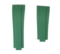 ROUHO Accessori per orologi regolabili con cinturino in silicone impermeabile da 20 mm per Rolex Daytona Deepsea SUB-Verde