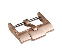 ROUHO Acciaio Inox Cerniera a Perno Cinturino Orologio, Cerniera Cinghia Orologio Silicone Pelle per Audemars Piguet-Oro Rosa 3.0mm 22 x 3.0mm