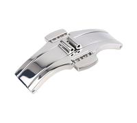 ROUHO Acciaio Inox Cerniera Cinturino Orologio Cerniera Pieghevole a Pulsante per Tissot Le Locle Collection-6 x 25mm