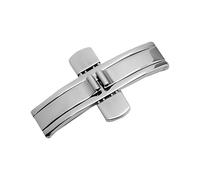 ROUHO Acciaio Inox Cerniera Cinturino Orologio, Ricambio Cerniera Bracciale Orologio per Longines Elegance Master Gallet-6 * 20mm
