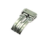 ROUHO Acciaio Inox Cerniera Pieghevole Orologio - Ricambio Cerniera Orologio & Accessorio Riparazione per Hublot Big Bang-Argento 20mm