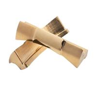 ROUHO Adattatore Terminale 20mm Acciaio Inox, Connettore Curvo Cinturino Orologio Compatibile per Rolex Cosmograph Daytona 116500-Oro