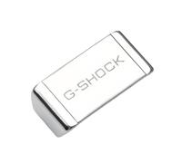 ROUHO Anello Reticolo Cinturino Orologio Metallico - Supporto Fibbia Cinghia Orologio Regolabile per Casio G-shock GA100 GG-1000 GX-56 GW-9400-Argento 22mm