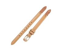 ROUHO Cinturino di Ricambio a Vite, Bracciale Donna in Vera Pelle per Fossil Virginia ES3861 ES3269 ES3284 ES3282 ES3405 ES3921-Beige + Oro Rosa Fibbia