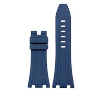 ROUHO Cinturino in Silicone Morbido 27mm di Ricambio, Impermeabile in Gomma per Audemars Piguet Royal Oak 15500/15510 26331-Blu