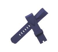 ROUHO Cinturino per orologio in gomma siliconica da 22 mm Cinturino di ricambio per cinturino impermeabile blu nero per CORUN ADMIRAL SEAFENDER-Blu