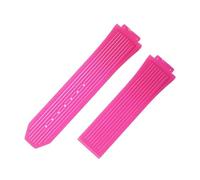 ROUHO Cinturino per orologio in silicone impermeabile 26 x 17 mm Accessori per orologi Cinturino di ricambio-Rosa