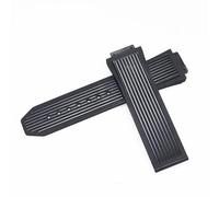 ROUHO Cinturino per orologio in silicone impermeabile 26 x 17 mm Accessori per orologi Cinturino di ricambio - Nero