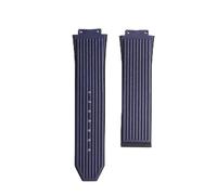 ROUHO Cinturino per orologio in silicone impermeabile 26 x 17 mm Accessori per orologi Cinturino di ricambio-Blu