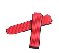 ROUHO Cinturino per orologio in silicone impermeabile 26 x 17 mm Accessori per orologi Cinturino di ricambio-Rosso