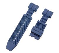 ROUHO Cinturino per orologio in silicone impermeabile da 26 mm Accessori per cinturino da polso Cinturino curvo per INVICTA-Blu