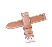 ROUHO Cinturino per orologio in vera pelle Cinturino per orologio regolabile Accessori per orologi di ricambio per Hamilton H760250 H77616533 H70605963 H6893-Marrone 20mm